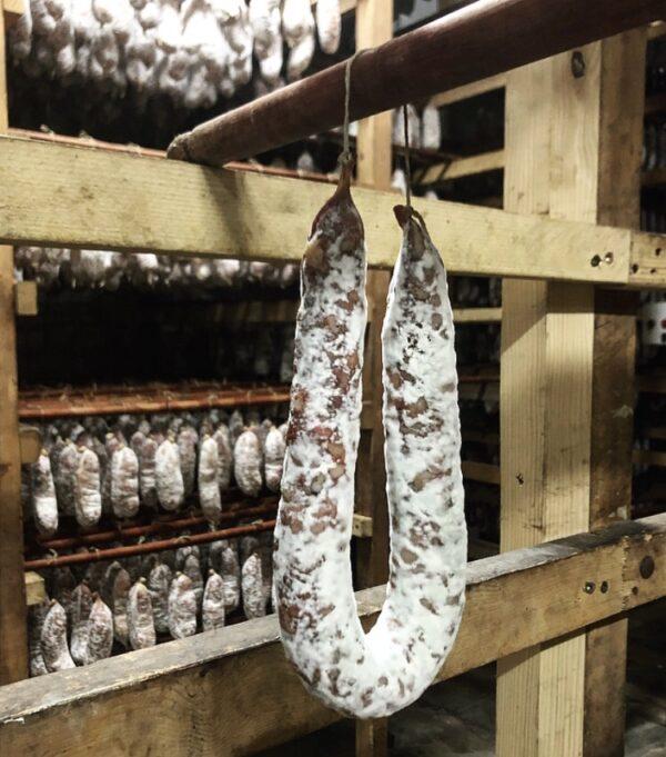 Saucisse sèche pur porc de fabrication artisanale – Image 3