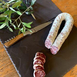 Saucisse sèche pur porc de fabrication artisanale